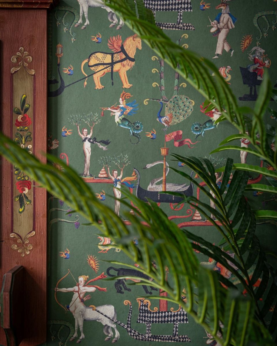 Mind The Gap Fairies and Dragons Fir Behang
