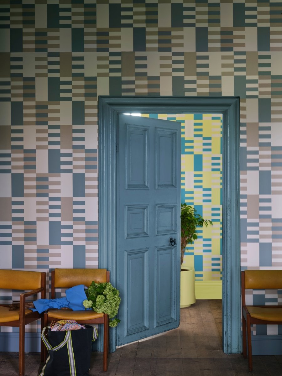 Farrow & Ball Check Behang FP6003 - LAB COLOUR THE WORLD