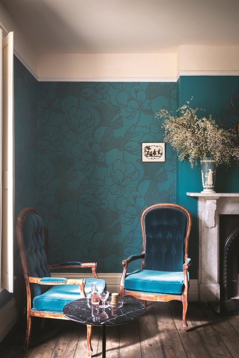 Farrow & Ball Helleborus Behang FP5605 - LAB COLOUR THE WORLD