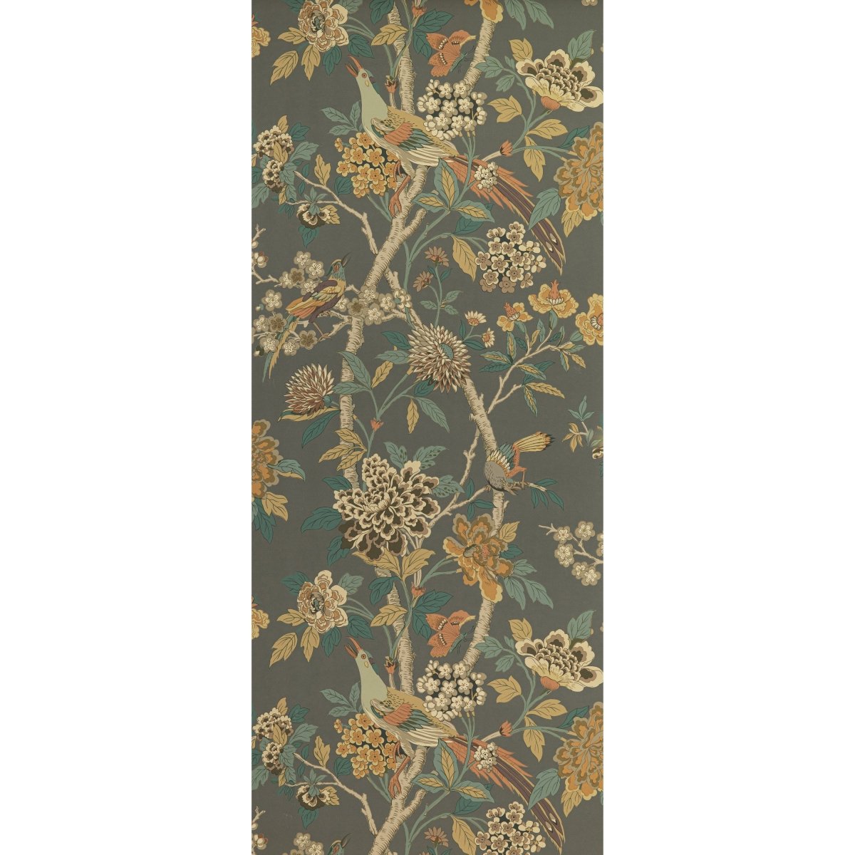 GP & J Baker Hydrangea Bird Behang BW45091/2 - LAB COLOUR THE WORLD