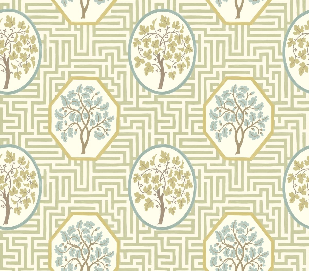 GP & J Baker Royal Maze Behang BW45148/3 - LAB COLOUR THE WORLD