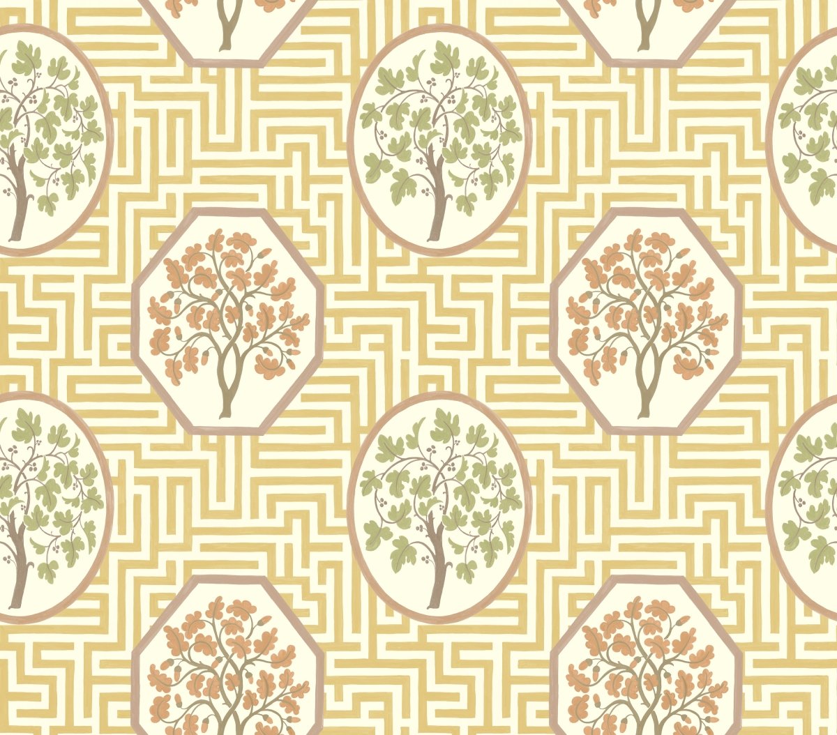 GP & J Baker Royal Maze Behang BW45148/4 - LAB COLOUR THE WORLD