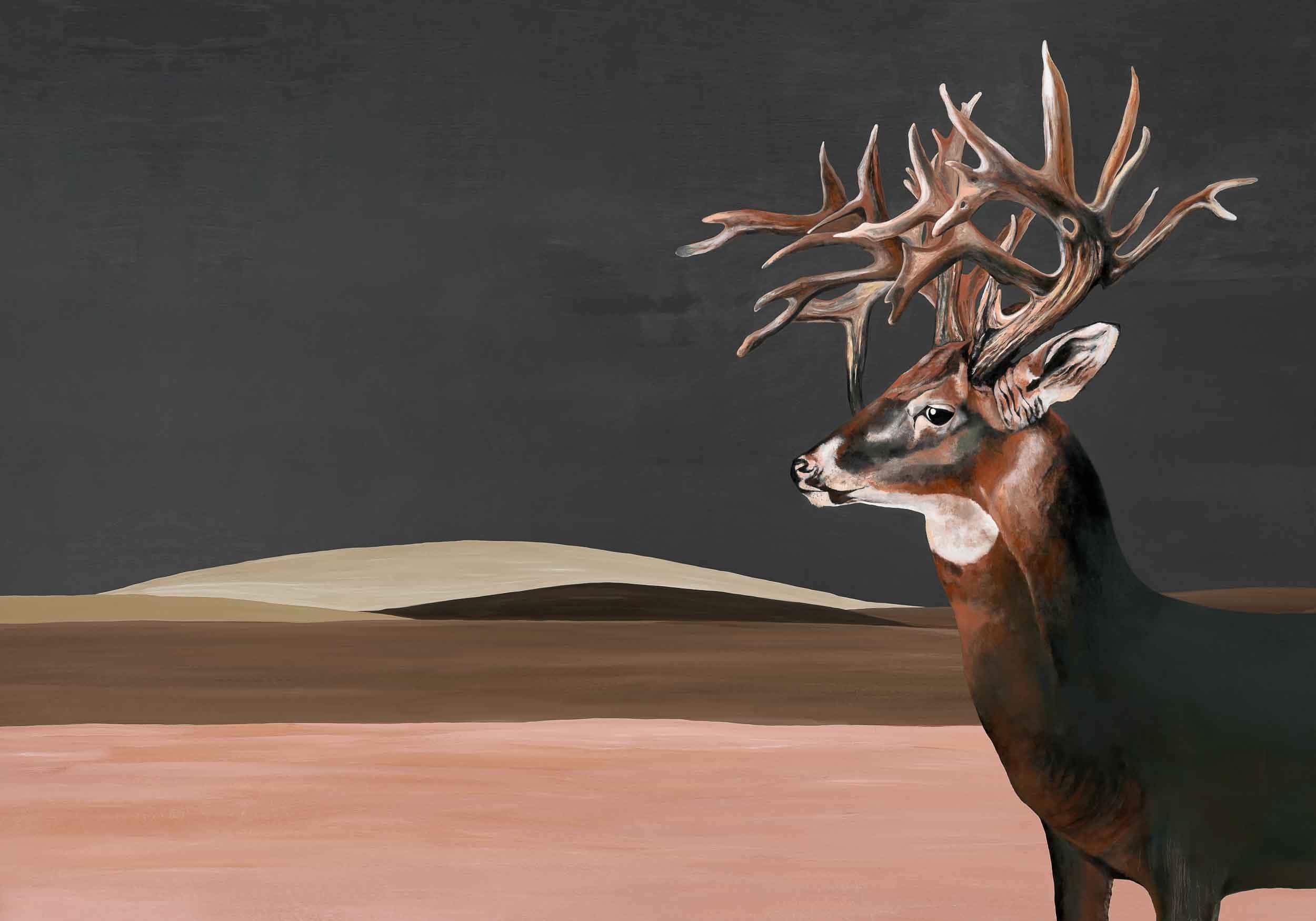 Coordonné Naturae Great Deer behang 9500200 behang afbeelding 1