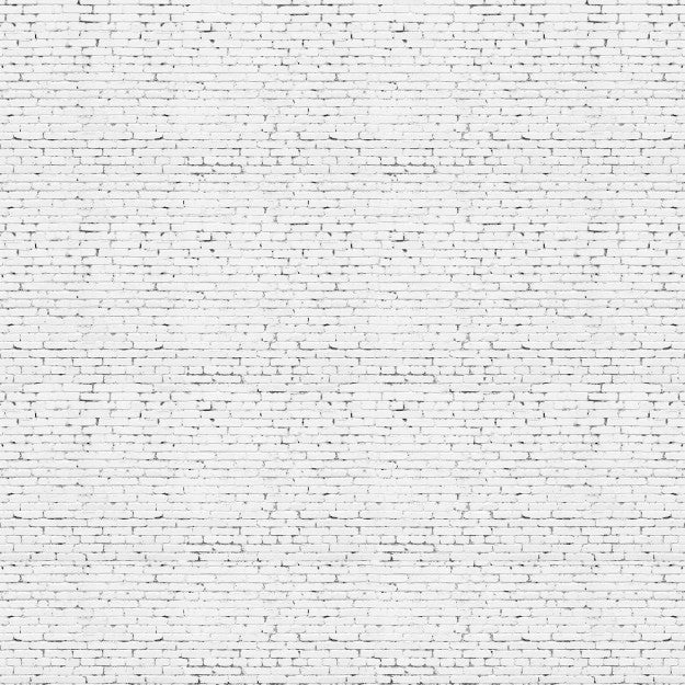 Les Dominotiers Grunge Brick Wall Blanc Behang DOM 404