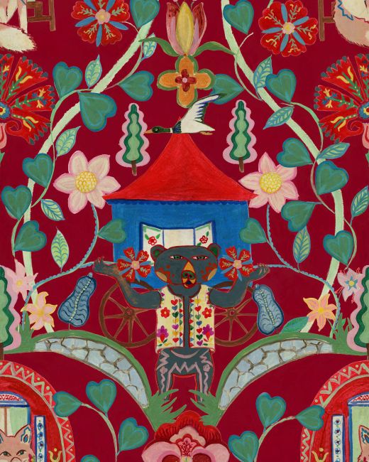 Mind The Gap Gypsy Fairytale Ruby Behang