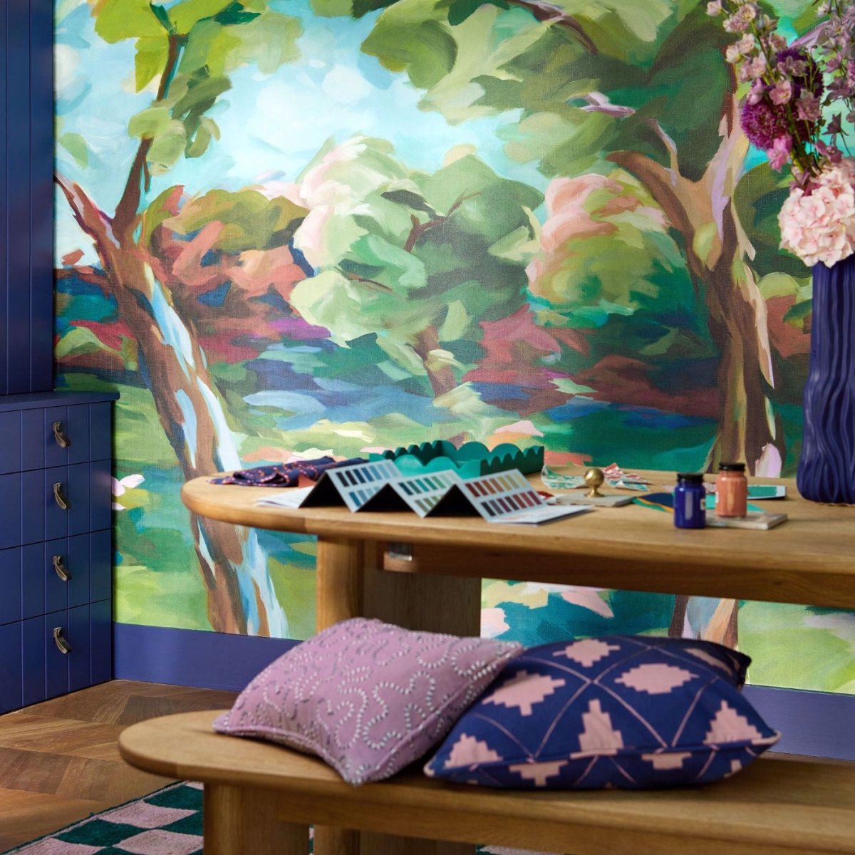 Harlequin In the Woods Behang 113068 - LAB COLOUR THE WORLD