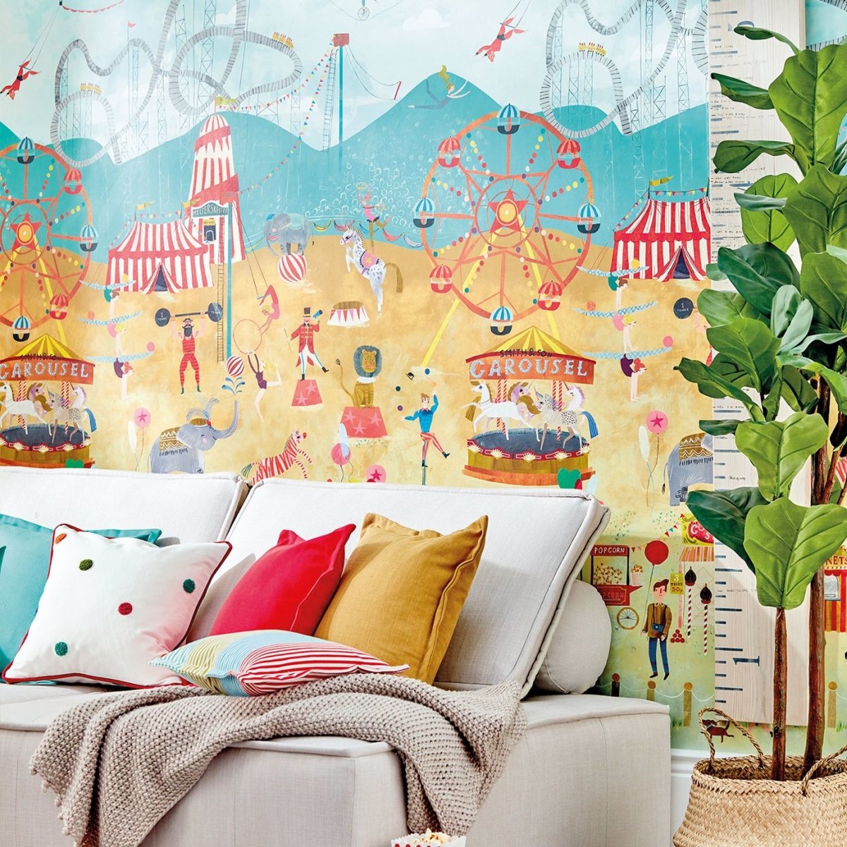 Harlequin Lifes A Circus Behang 112647 - LAB COLOUR THE WORLD