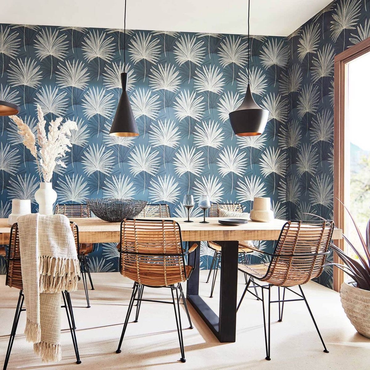 Harlequin Mitende Behang 112226 - LAB COLOUR THE WORLD
