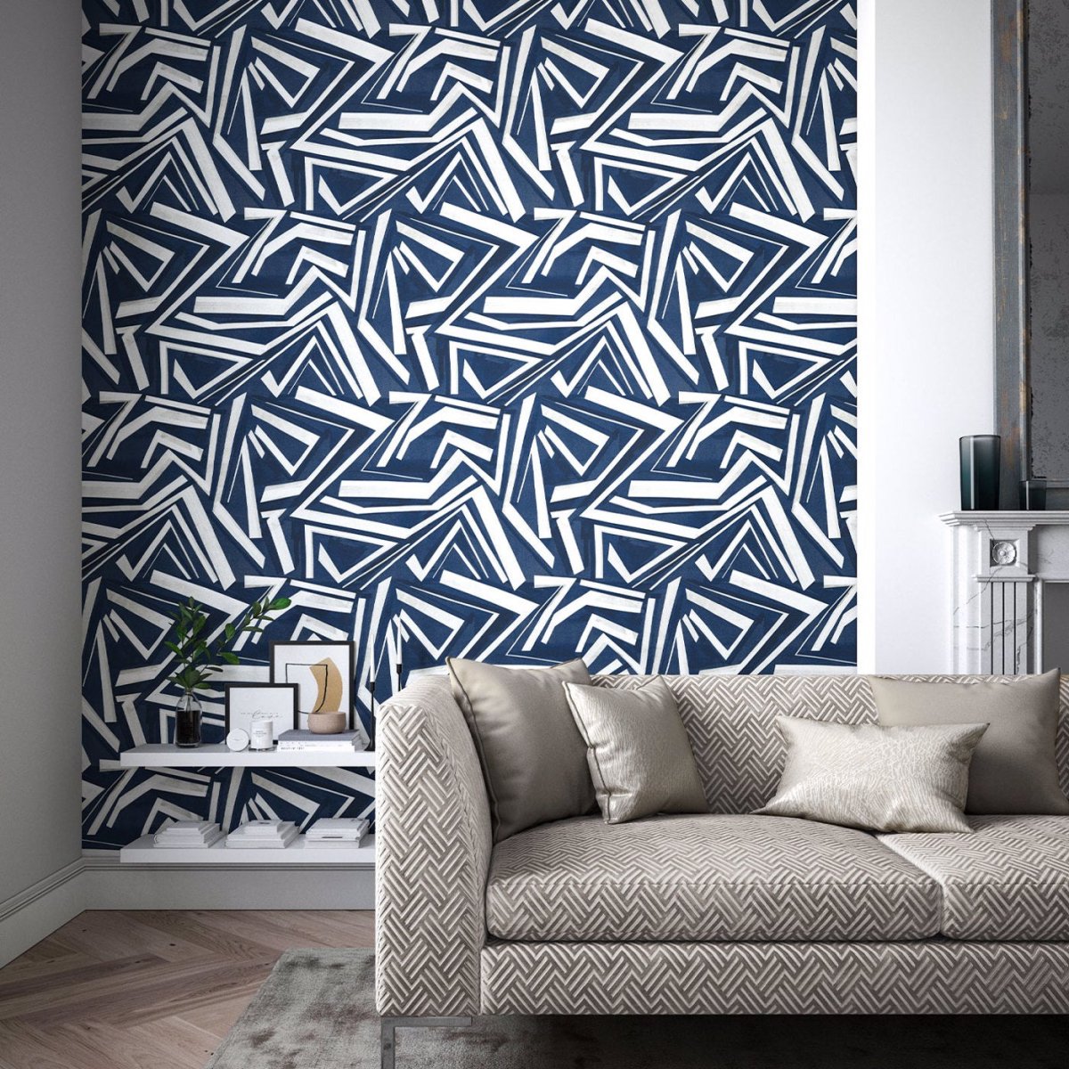 Harlequin Transverse Wide Width Behang 112739 - LAB COLOUR THE WORLD