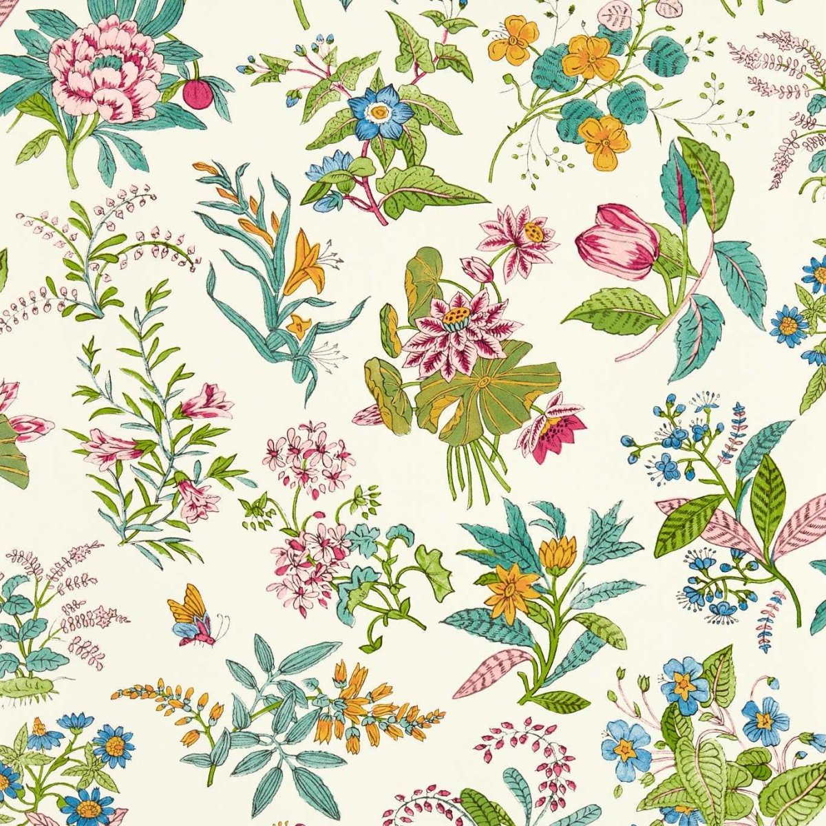 Harlequin Woodland Floral Wide Width Behang 113057 - LAB COLOUR THE WORLD