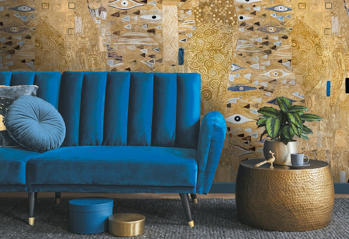 HookedOnWalls Academy Adèle - metallic behang 25681 - LAB COLOUR THE WORLD