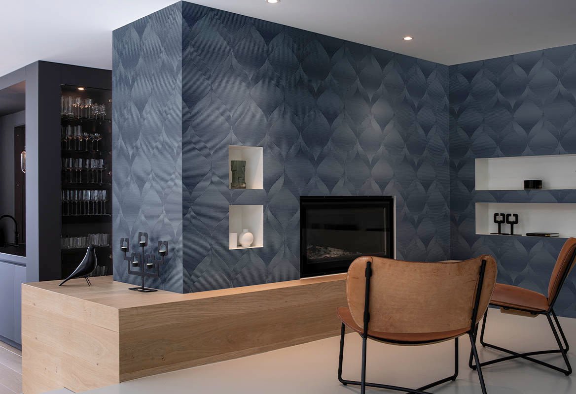 HookedOnWalls Affinity 3D Swirl behang AF24572 - LAB COLOUR THE WORLD