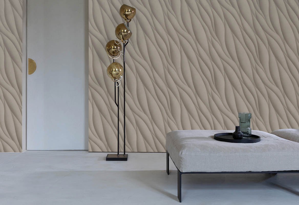 HookedOnWalls Affinity 3D Wave behang AF24533 - LAB COLOUR THE WORLD