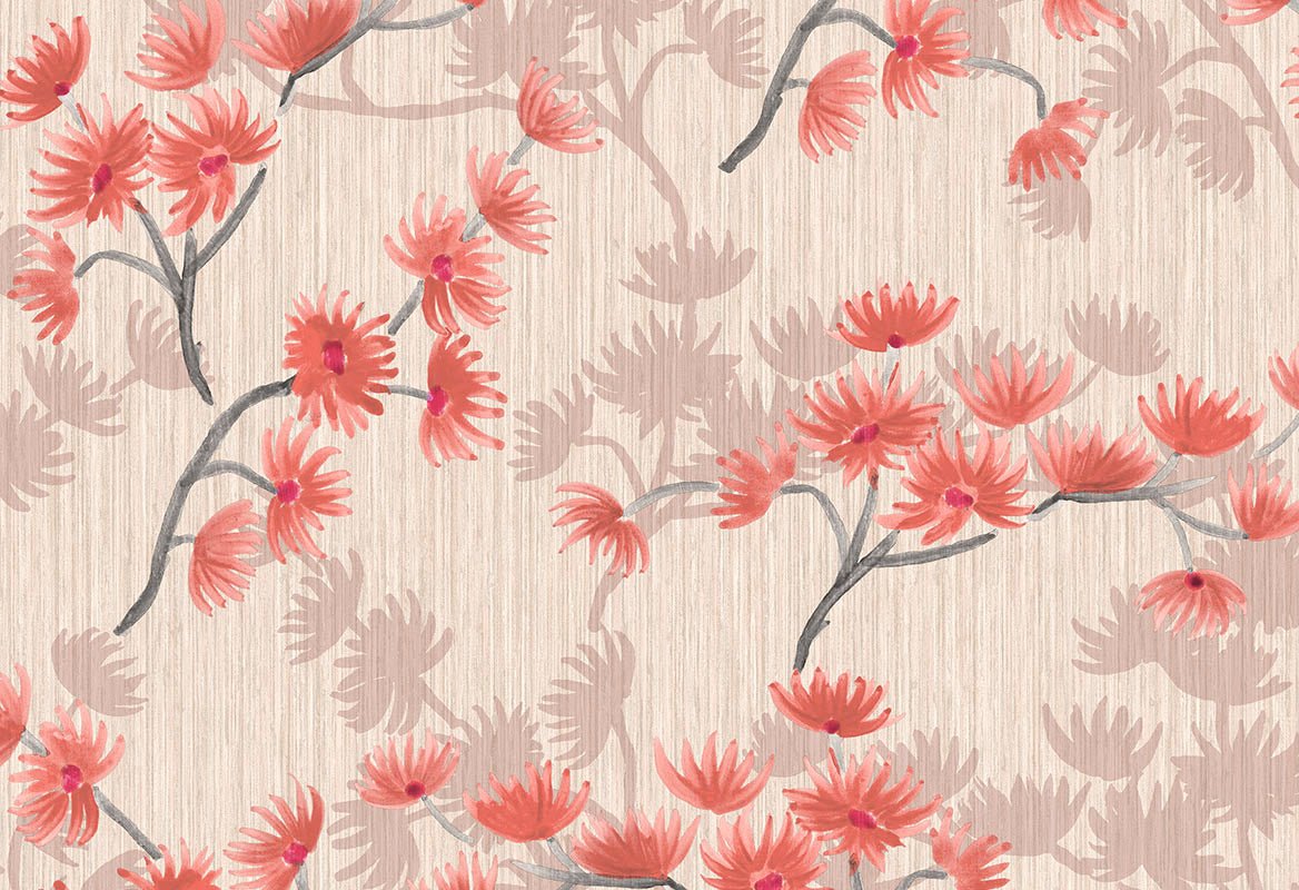 HookedOnWalls Breeze Blossom behang BR24015 - LAB COLOUR THE WORLD