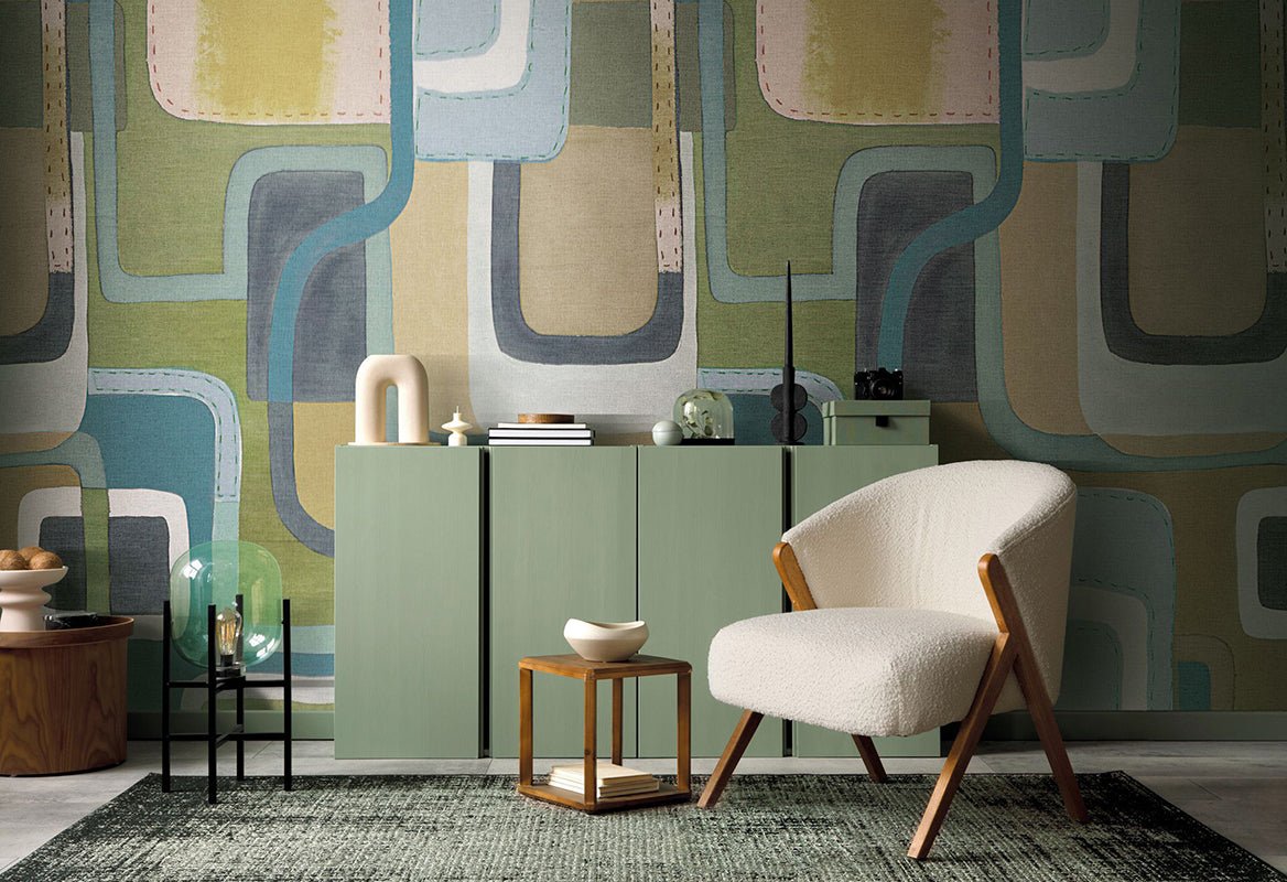HookedOnWalls Cabane Alma behang 20920 - LAB COLOUR THE WORLD