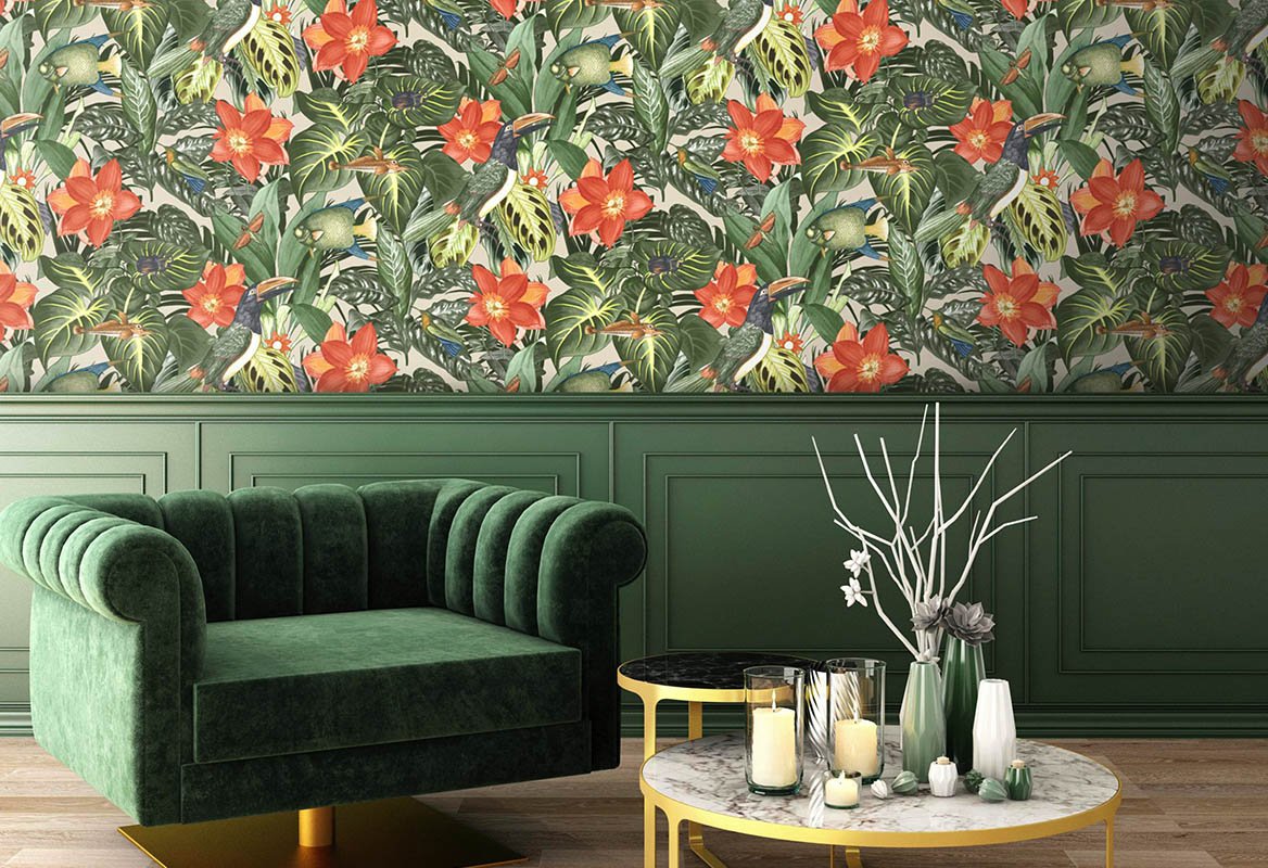HookedOnWalls Caribbean Palau behang 27229 - LAB COLOUR THE WORLD