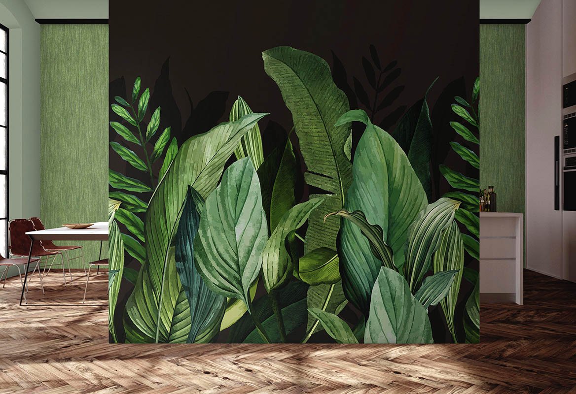 HookedOnWalls Caribbean Panoramique Tropical Forest behang 27200 - LAB COLOUR THE WORLD
