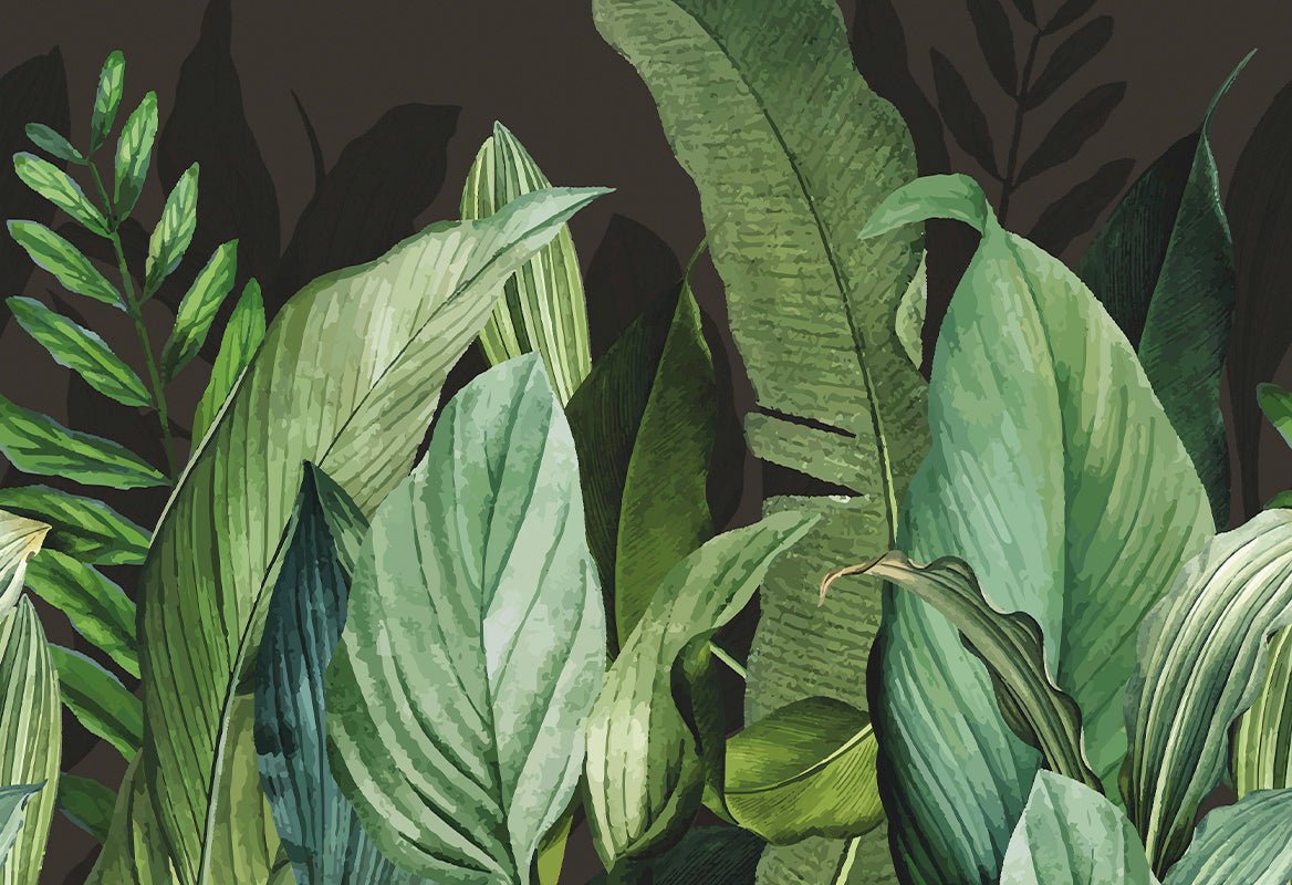 HookedOnWalls Caribbean Panoramique Tropical Forest behang 27202 - LAB COLOUR THE WORLD