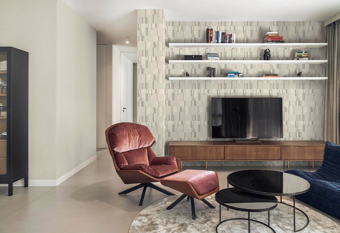 HookedOnWalls Culture Club Painted Squares behang 14644 - LAB COLOUR THE WORLD