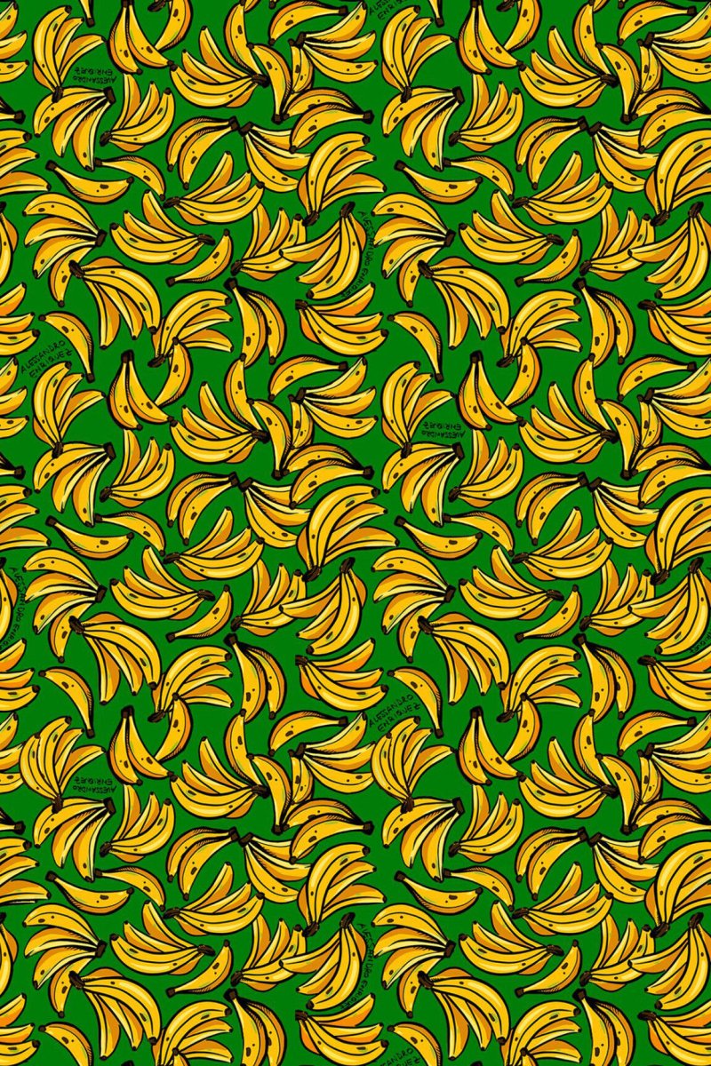 HookedOnWalls Enriquezland Banane behang 25541 - LAB COLOUR THE WORLD