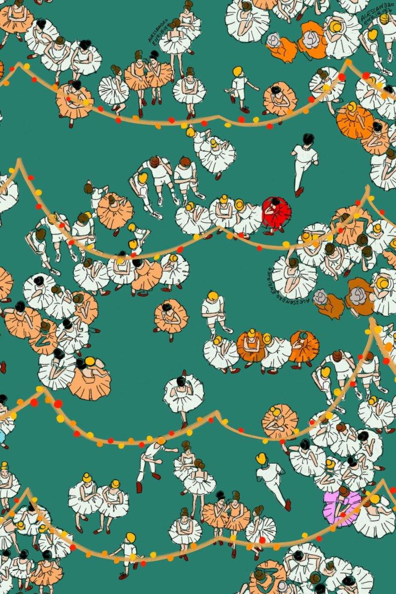 HookedOnWalls Enriquezland Le Ballet behang 25523 - LAB COLOUR THE WORLD