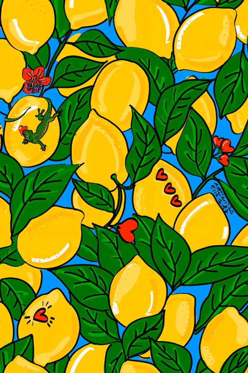 HookedOnWalls Enriquezland Limoni behang 25539 - LAB COLOUR THE WORLD