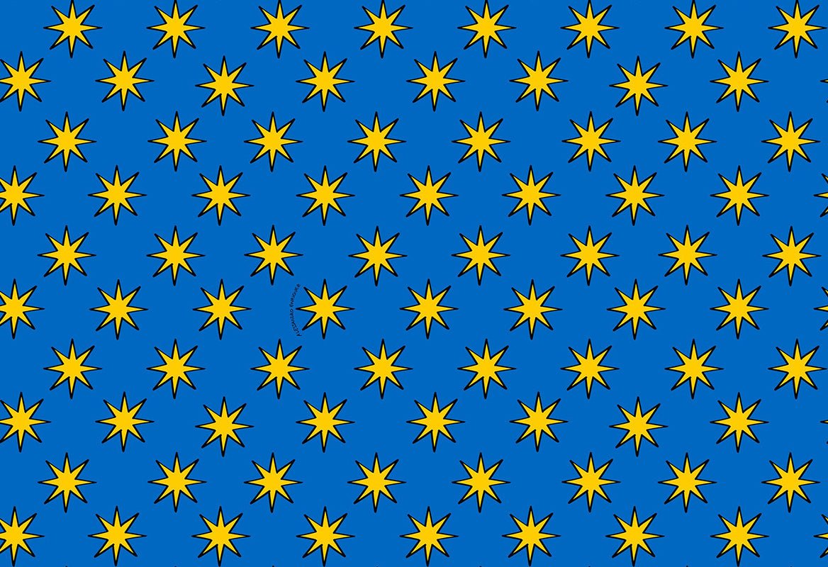 HookedOnWalls Enriquezland Stelle behang 25519 - LAB COLOUR THE WORLD