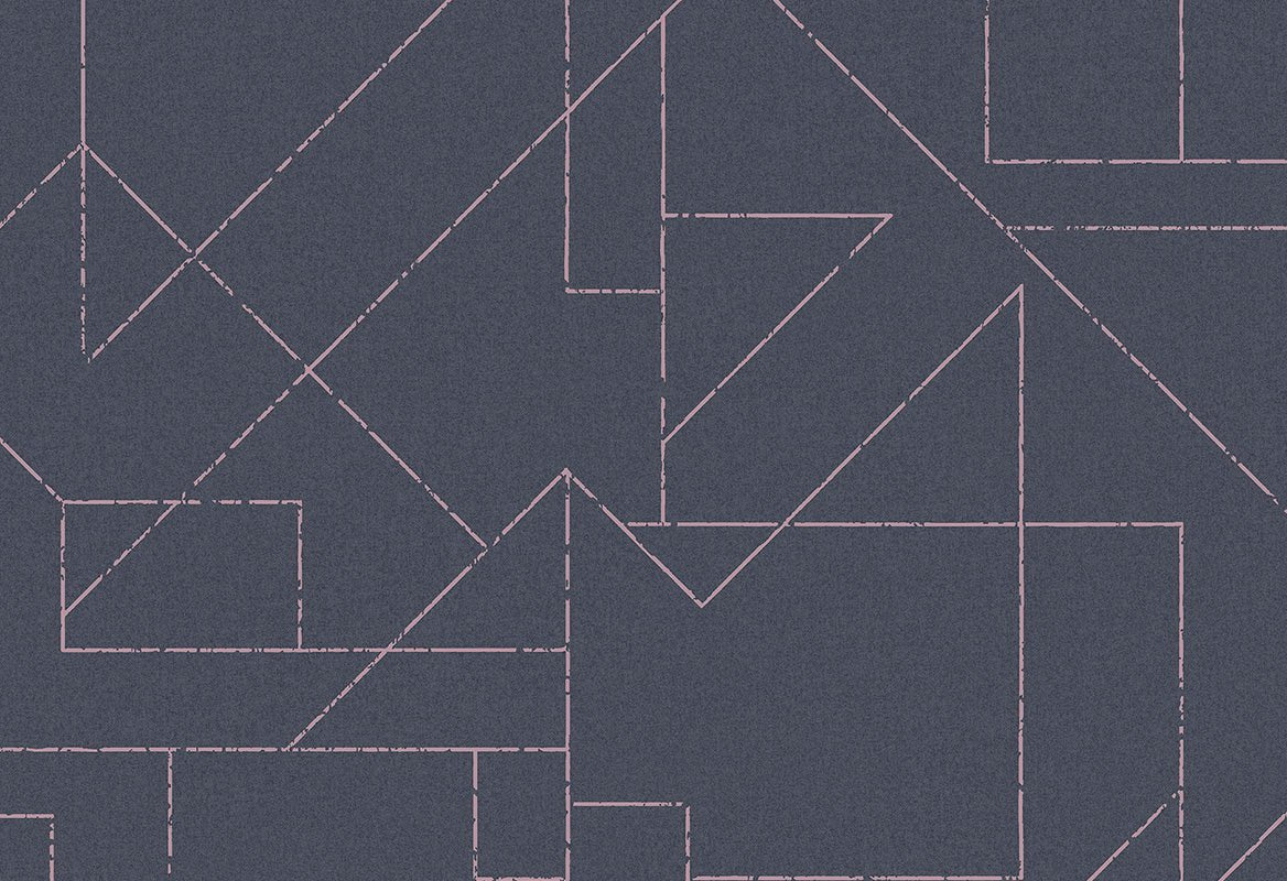 HookedOnWalls Gentle Groove Outline behang 66564 - LAB COLOUR THE WORLD