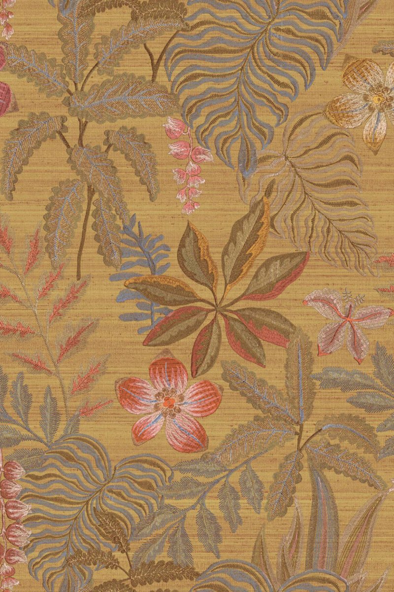 HookedOnWalls JV 602 Jaipur Jardin Tropical behang 6802 - LAB COLOUR THE WORLD