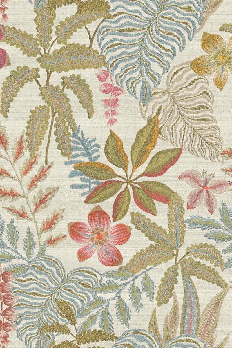 HookedOnWalls JV 602 Jaipur Jardin Tropical behang 6804 - LAB COLOUR THE WORLD