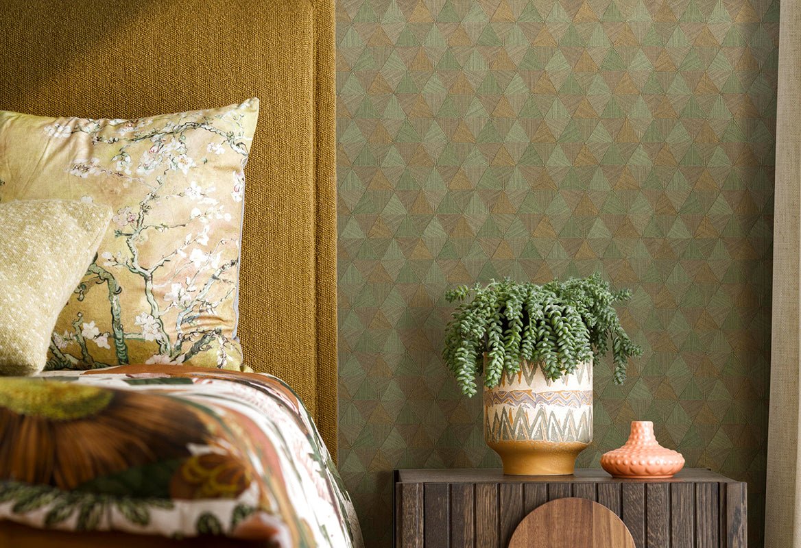 HookedOnWalls JV 602 Jaipur Triangles Tropicales behang 6832 - LAB COLOUR THE WORLD
