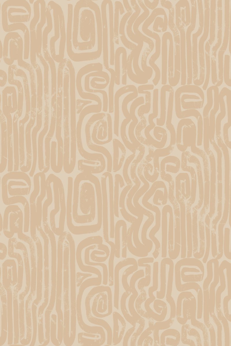 HookedOnWalls Linen Lyrics Bantu behang 34771 - LAB COLOUR THE WORLD
