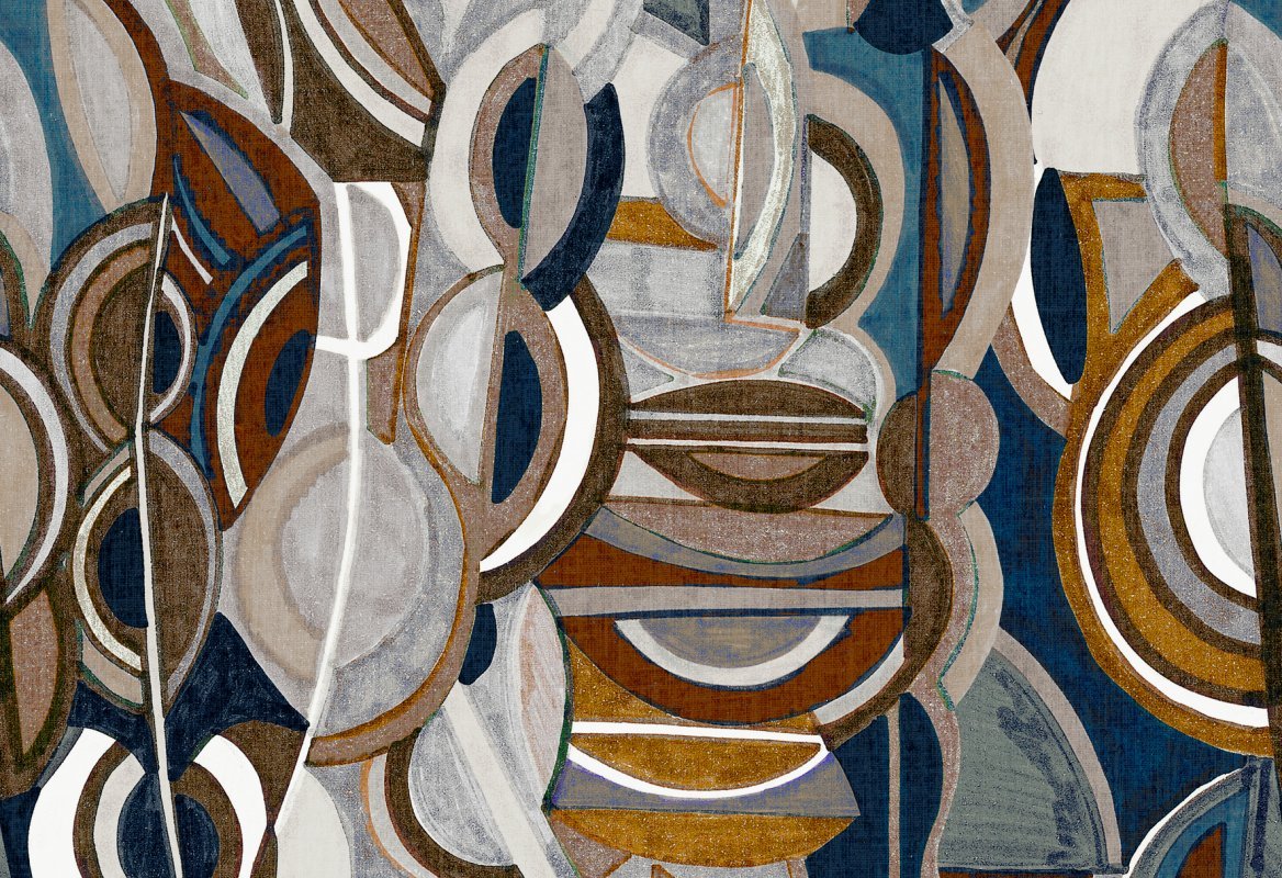 HookedOnWalls Linen Lyrics Eclettico behang 34743 - LAB COLOUR THE WORLD
