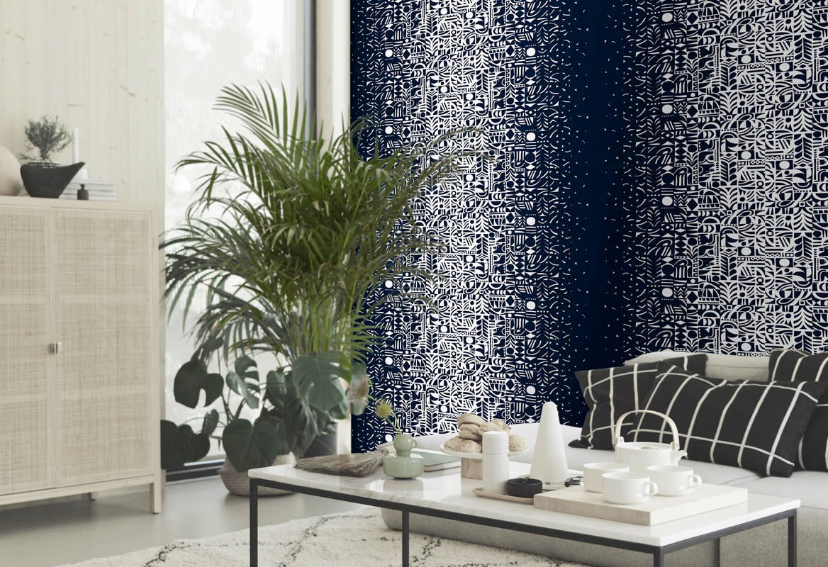 HookedOnWalls Marimekko Volume 05 Yön Varjo behang 23325 - LAB COLOUR THE WORLD
