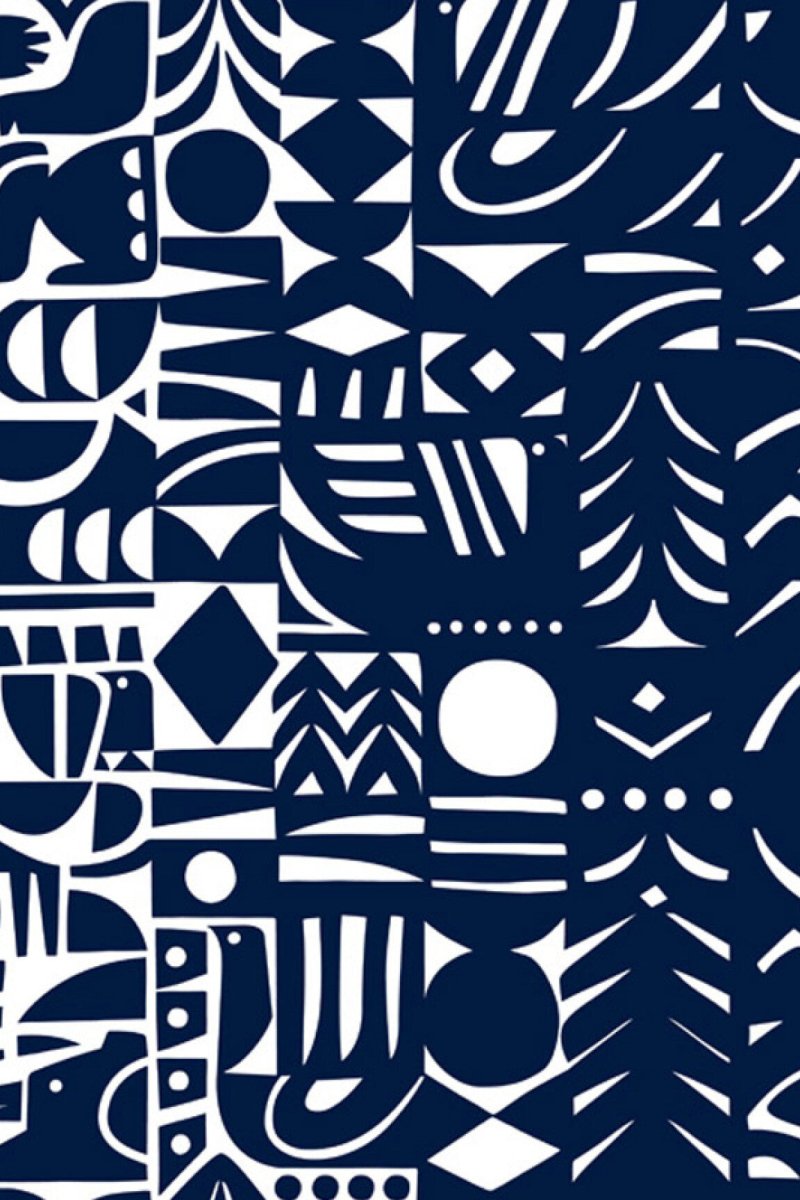 HookedOnWalls Marimekko Volume 05 Yön Varjo behang 23325 - LAB COLOUR THE WORLD
