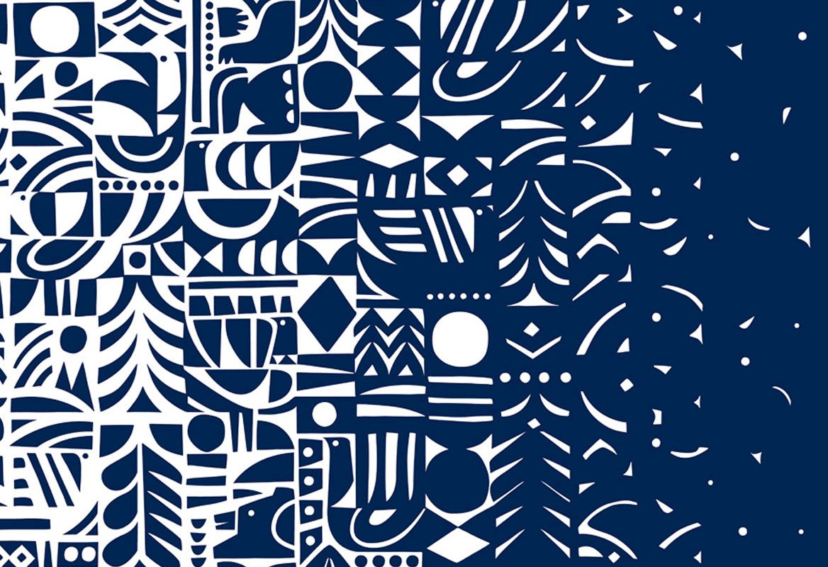 HookedOnWalls Marimekko Volume 05 Yön Varjo behang 23325 - LAB COLOUR THE WORLD