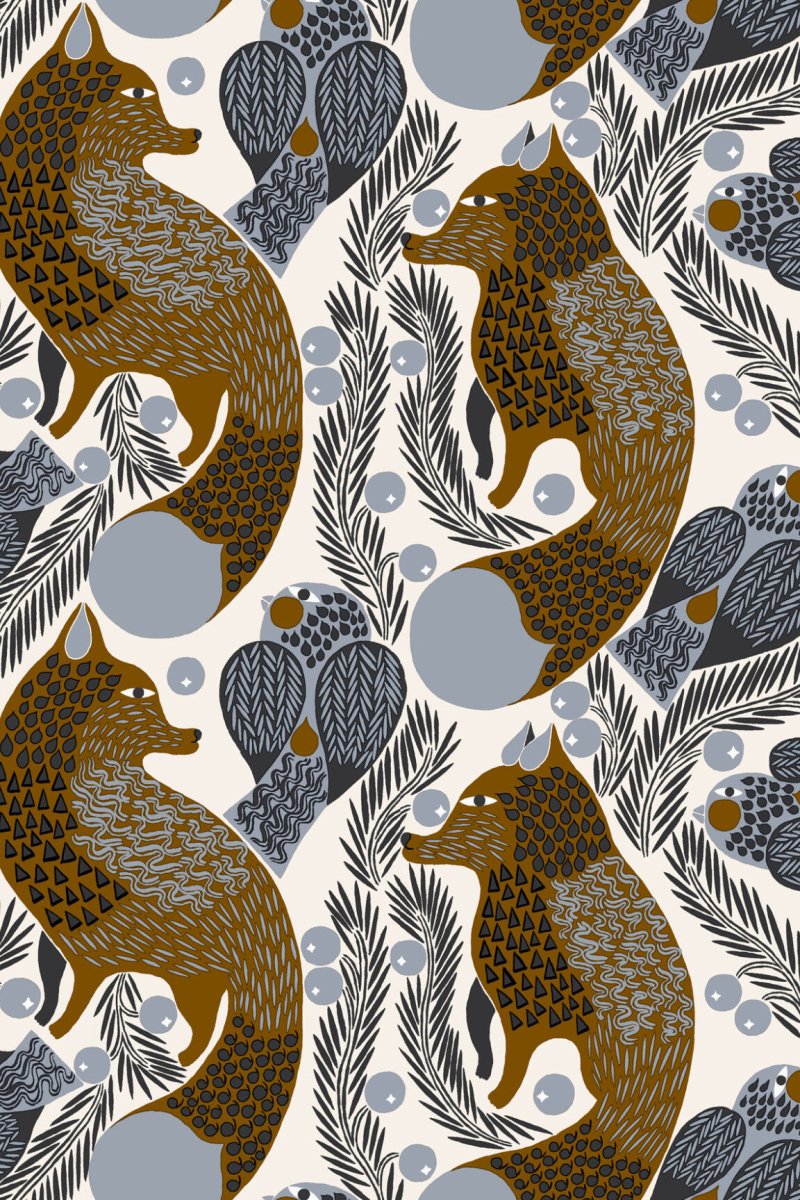 HookedOnWalls Marimekko Volume 06 Ketunmarja behang 25176 - LAB COLOUR THE WORLD