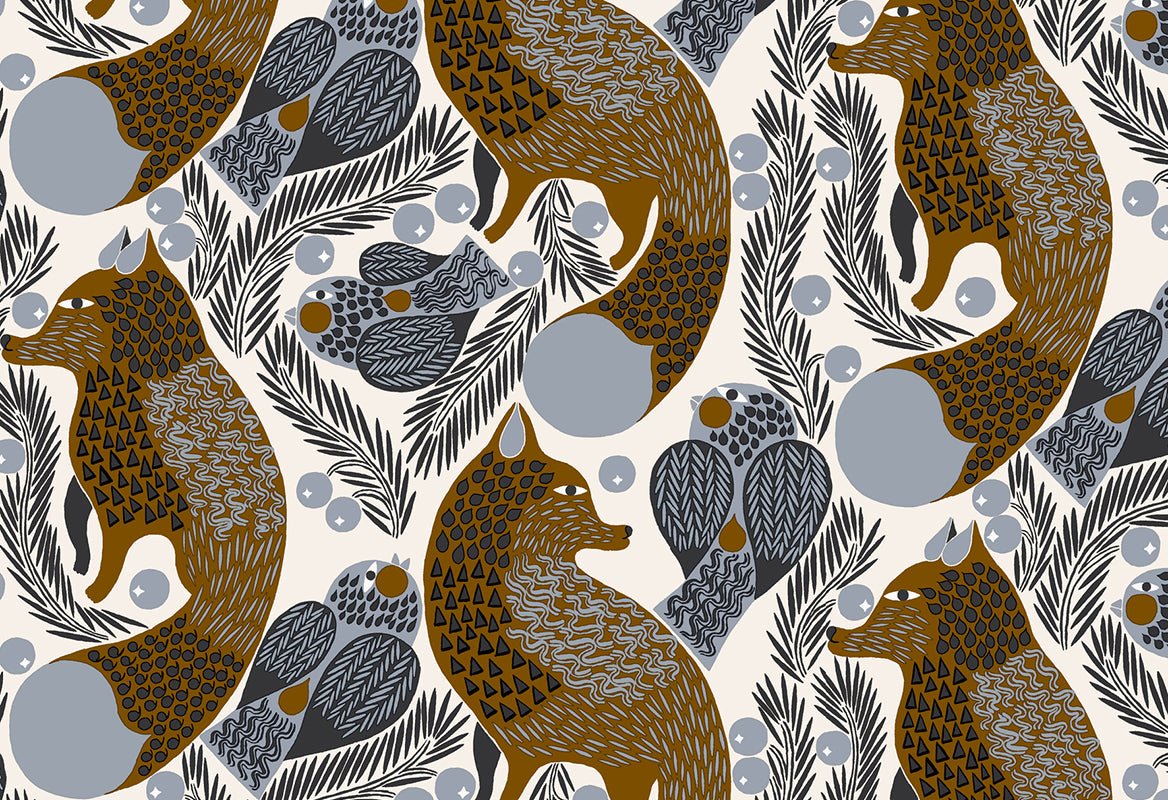HookedOnWalls Marimekko Volume 06 Ketunmarja behang 25176 - LAB COLOUR THE WORLD