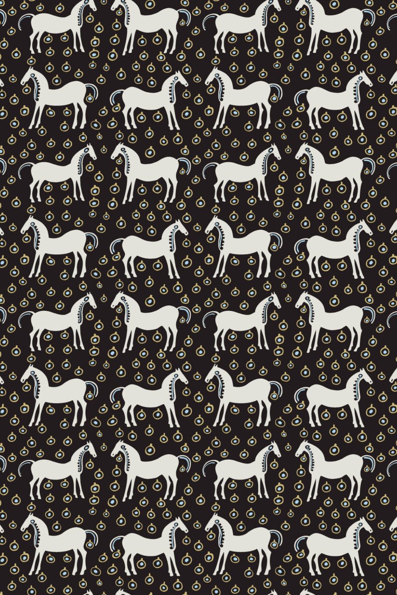 HookedOnWalls Marimekko Volume 06 Musta Tamma behang 25170 - LAB COLOUR THE WORLD