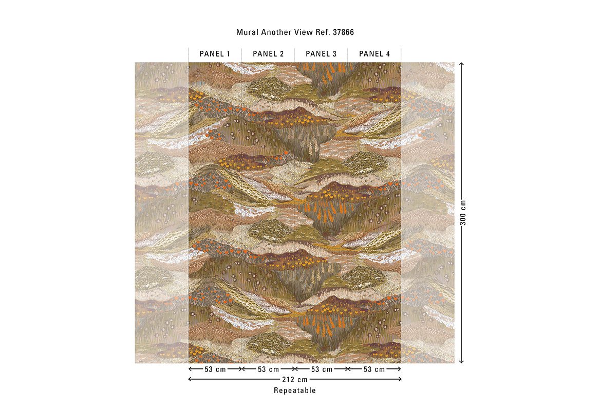 HookedOnWalls Marta Cortese Another View behang 37866 - LAB COLOUR THE WORLD
