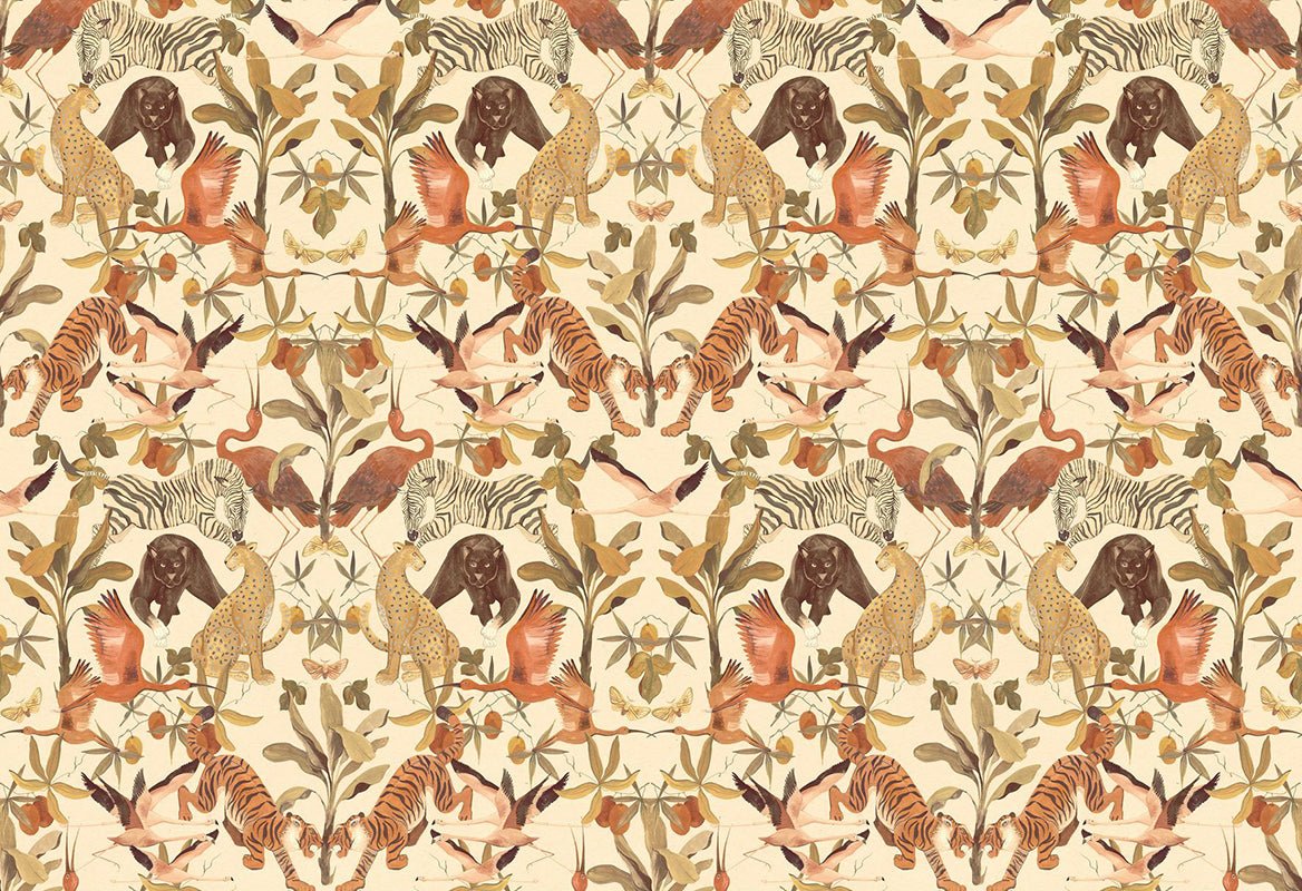 HookedOnWalls Marta Cortese Magic Animals behang 37851 - LAB COLOUR THE WORLD