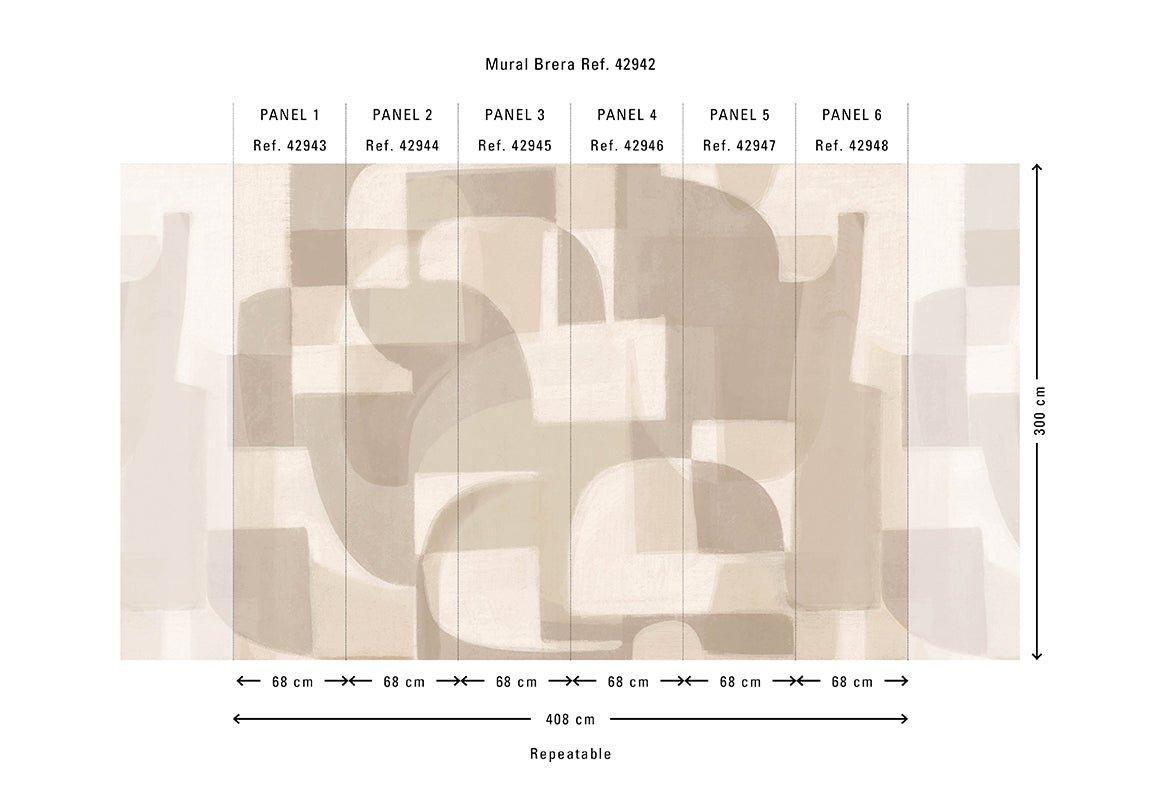 HookedOnWalls Milano Brera behang 42963 - LAB COLOUR THE WORLD