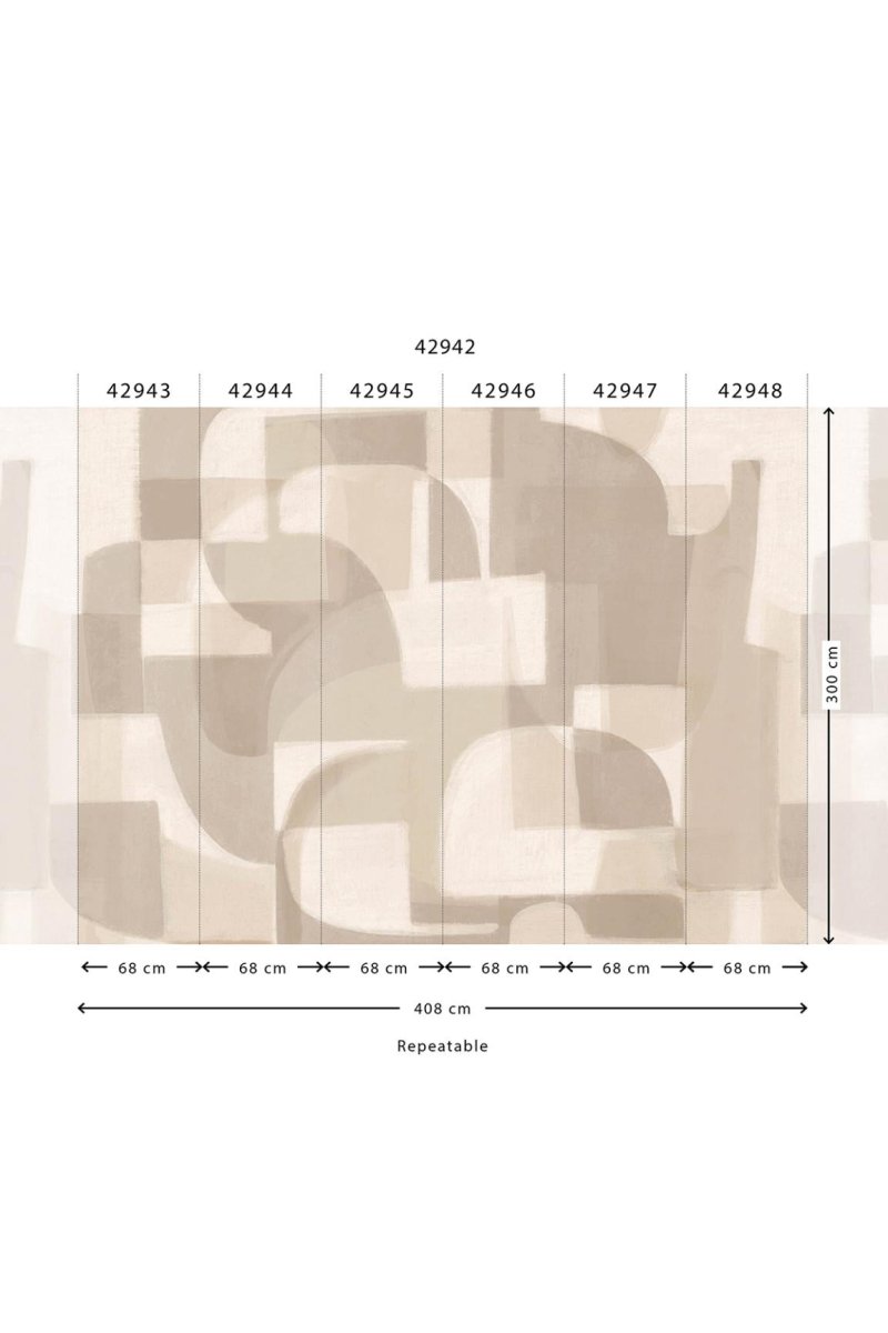 HookedOnWalls Milano Brera panels 42962 - LAB COLOUR THE WORLD
