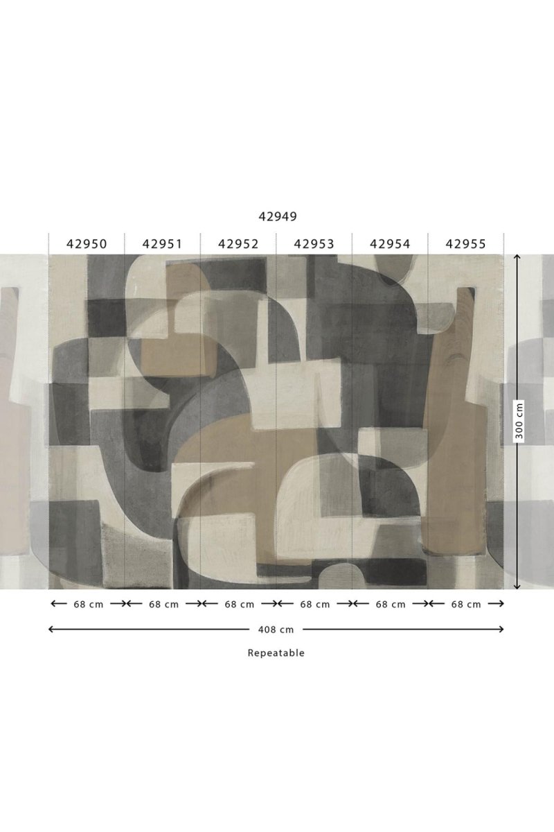 HookedOnWalls Milano Brera panels 42962 - LAB COLOUR THE WORLD