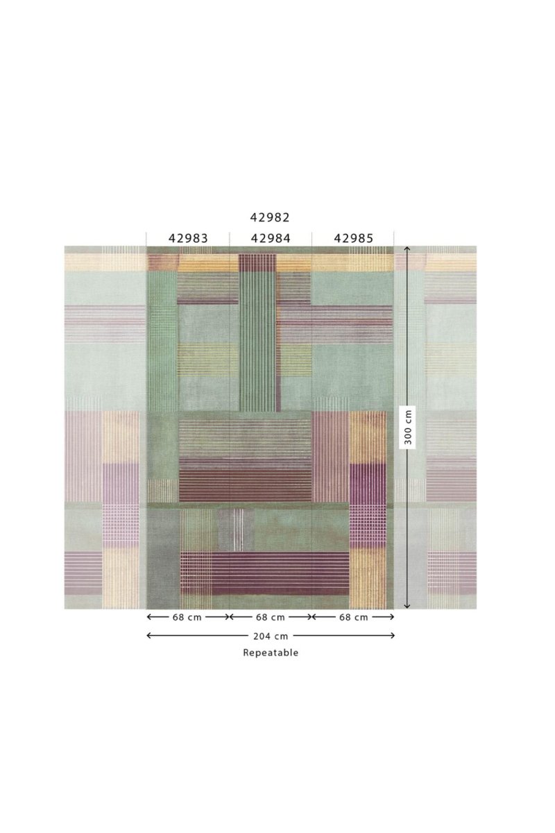 HookedOnWalls Milano Linate panels 42977 - LAB COLOUR THE WORLD