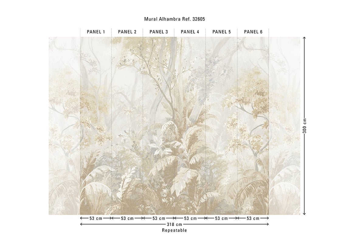 HookedOnWalls Natural Chic Alhambra behang 32607 - LAB COLOUR THE WORLD