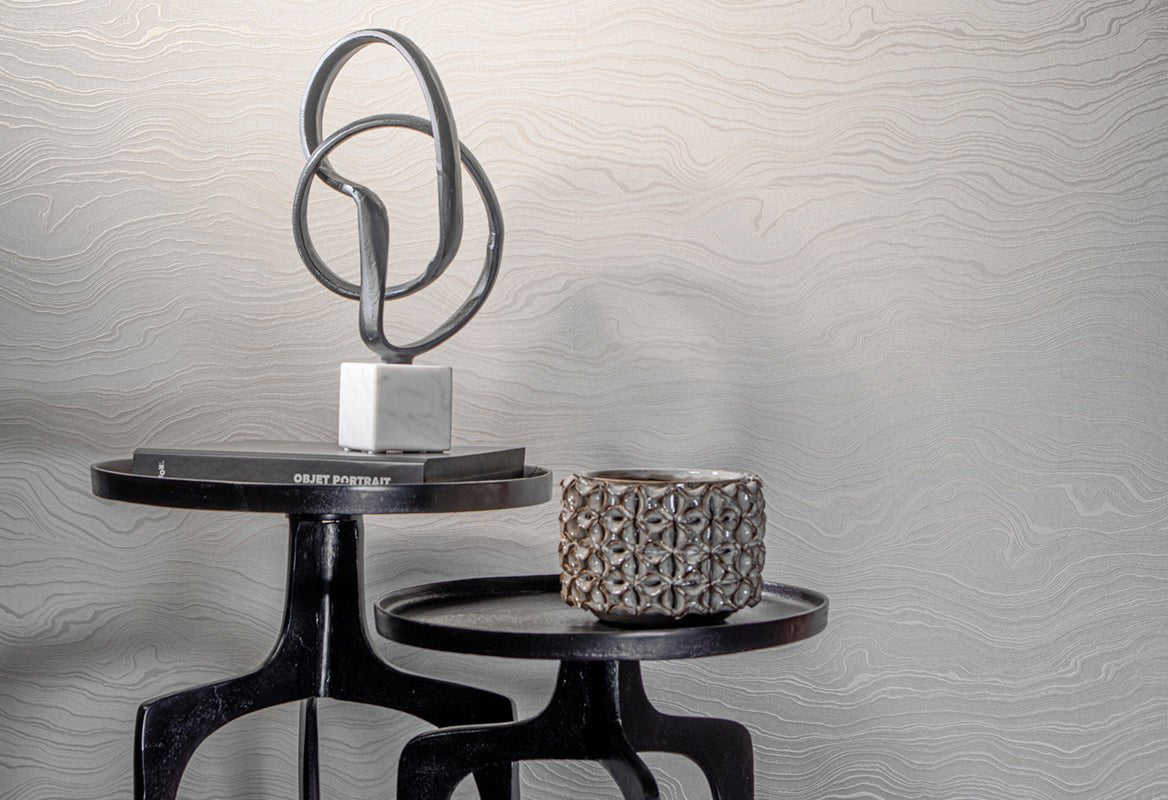 HookedOnWalls New Wave Moire behang 24847 - LAB COLOUR THE WORLD