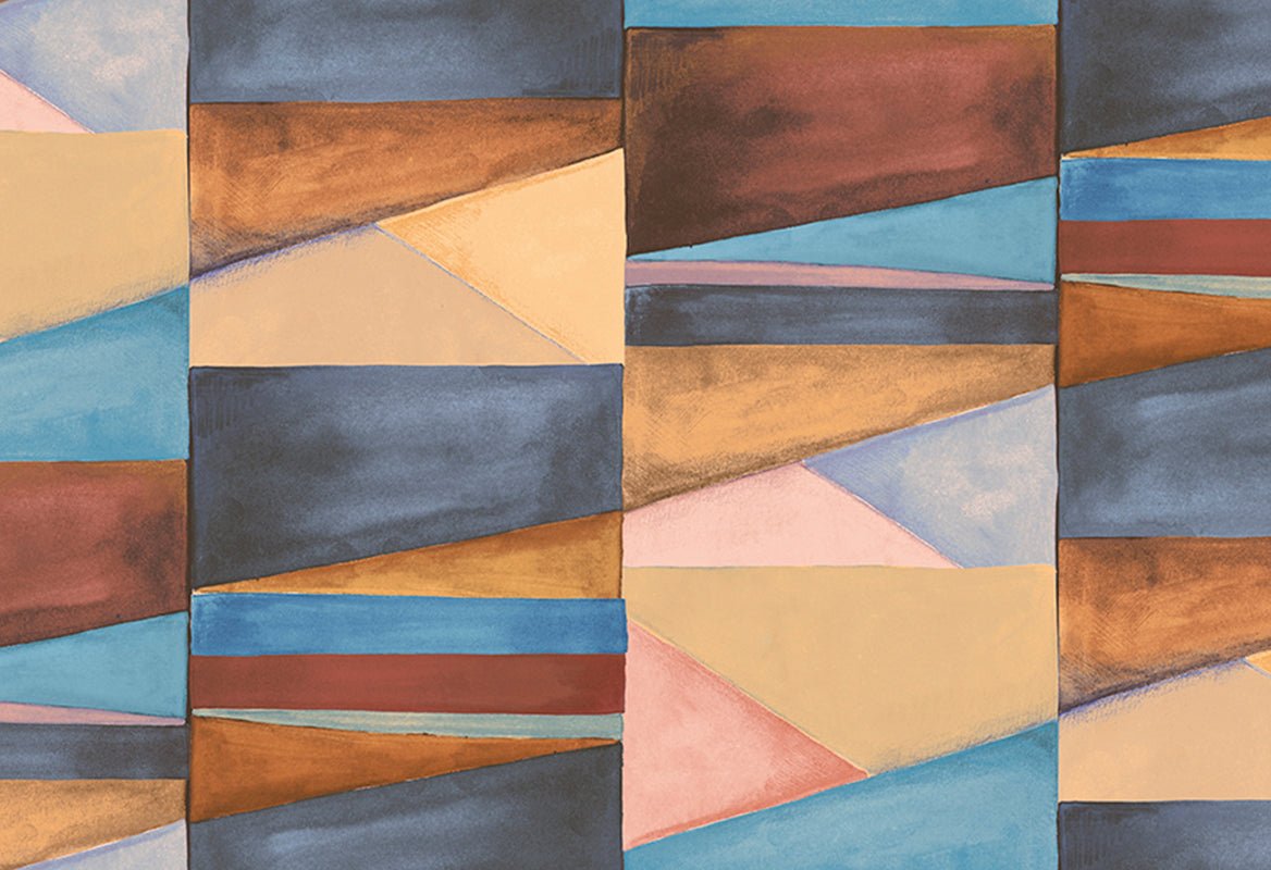 HookedOnWalls Silhouette Color Blocks behang 34830 - LAB COLOUR THE WORLD