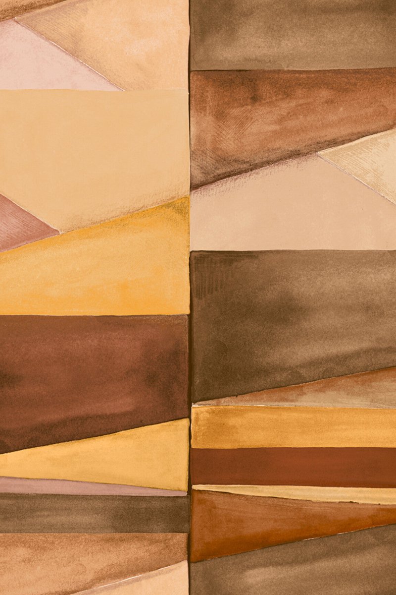 HookedOnWalls Silhouette Color Blocks behang 34832 - LAB COLOUR THE WORLD