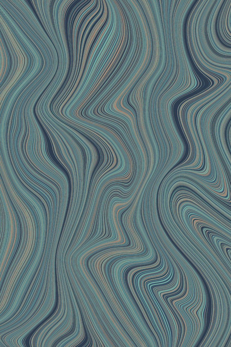 HookedOnWalls Silhouette Organic Lines behang 34851 - LAB COLOUR THE WORLD